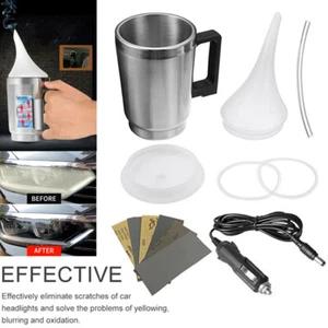 Pro Car Headlight Lens Restoration Repair Kit Polishing Cleaner Cleaning Tool - Picture 1 of 13