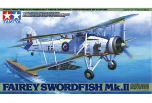 Avión Tamiya 61099 Fairey Swordfish Mk.II Escala 1/48 Sellado Nuevo en Caja - Imagen 1 de 6