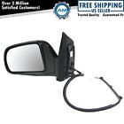 Power Side View Mirror Black Driver Left LH NEW for 98-03 Toyota Sienna