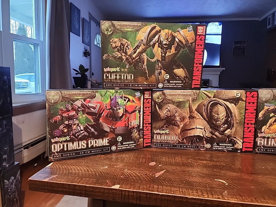 Hasbro AMK Transformers RISE of the Beast Yolopark Optimus Prime 20CM Model Kit