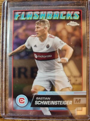 2023 Topps Chrome MLS Bastian Schweinsteiger Flashbacks #155 Chicago Fire - Image 1 of 2