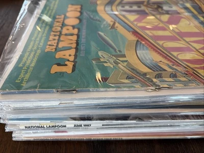 16 National Lampoon Magazine Lot 1973-1988 Humor Satire Comedy Historical Mature - Image 1 of 4