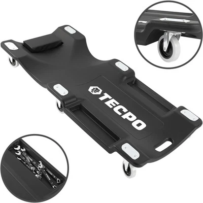 TECPO WERKSTATT-ROLLBRETT MONTAGELIEGE KFZ AUTO WERKSTATTLIEGE MONTAGEROLLBRETT - Bild 1 von 4
