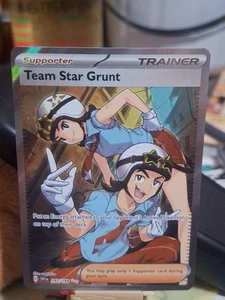 Pokemon Card Team Star Grunt 242/198 Scarlet & Violet Full Art Ultra Rare NM - Picture 1 of 2