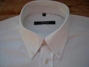 Eterna Excellent Camicia Con Polsini Combinati 40 Bianco Uni Molto Buono #TA1098 - Foto 1 di 1