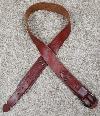 Cinturón Ranger de cuero genuino Abercrombie Fitch para mujer pequeño marrón  Foto 1 de 4