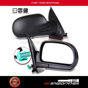 Power Heated Black For Envoy Bravada Trailblazer Rainer Left+Right Mirrors - Foto 1 di 6