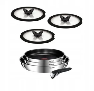 TEFAL INGENIO EMOTION 3er-Set Pfannen mit Deckel 22/24/28 NEW!!!! - Bild 1 von 3