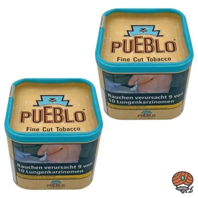 Pueblo Classic Feinschnitt Drehtabak Dose 2x 100g Tabak ohne Zusatzstoffe - Bild 1 von 2