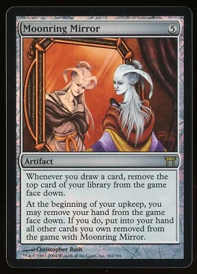2004 MTG Magic the Gathering Champ of Kamigawa #262 Moonring Mirror Foil NM raw - Image 1 of 2