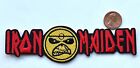 🇨🇦 Iron Maiden Mask Music Embroidered Iron-On Patch Heavy Metal Band DS206-3