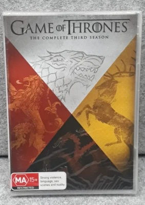 NEW: GAME OF THRONES Season 3 Drama TV Series DVD Region 4 PAL Free Post - Image 1 of 3