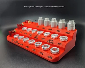 Hornady Bullet Comparator Anvil Headspace Storage Table Stand Organizer RMD3D - Picture 1 of 8