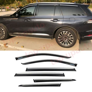 For Lincoln Aviator 2020-2024 Window Wind Visors Sun Rain Guard Vent Deflectors - Bild 1 von 9