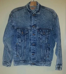 1980's Levi's Acid Wash Denim Truckers Jacket, XS - Picture 1 of 6