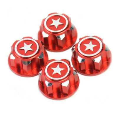 Aluminium Metal 17mm Hex Wheel Mount Nut 4P Fit for Traxxas X-MAXX Summit RC Car - Image 1 of 4