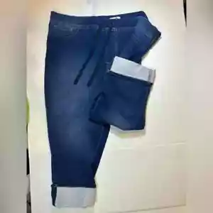 Just Be Damen und Damen Capri Übergröße mit Bündchen Neu mit Etikett - Bild 1 von 11