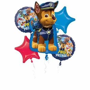 Bouquet Paw Patrol Pack of 5 Balloon - Picture 1 of 1