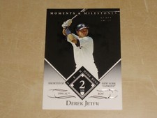 DEREK JETER 2007 TOPPS MOMENTS & MILESTONES - BLACK - 2 HOME RUNS - #'D 22/29