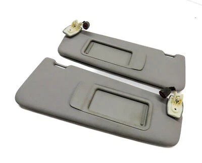 2010-2016 BMW 528i 535i 550i (F10) FRONT LEFT & RIGHT SUNVISOR SHADE SET(Gray) - Image 1 of 4