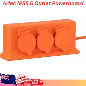 6 Outlet Power board 240 volt 0.9 Metre Weatherproof IP55 Water Resist AU - Picture 1 of 10