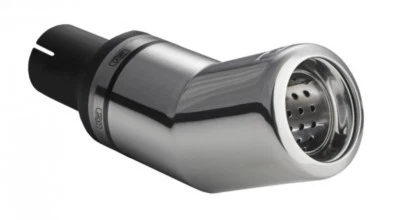 Auspuffblende Endrohr 80mm nach oben gebogen für FORD JEEP Range Rover mit 50mm - Bild 1 von 2