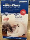 Petmate Deluxe Fresh Flow Purifying Pet Fountain 108 oz Filters White NEW UNUSED