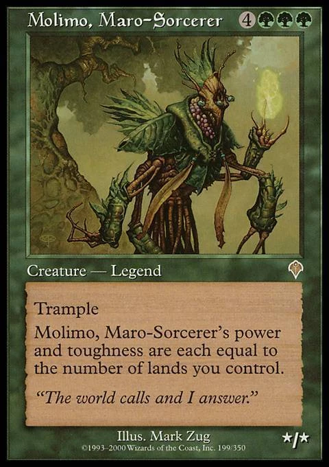 Molimo, Maro-Sorcerer ~ Lightly Played Invasion MTG Magic UltimateMTG Green Card - Image 1 of 1