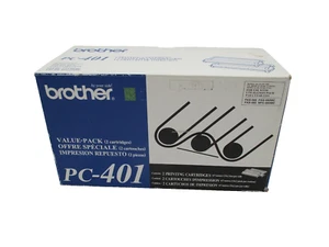 Confezione da 2 cartucce da stampa Brother PC-401 nuove - Foto 1 di 7
