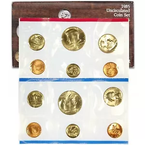 1985 U.S. MINT SET IN ORIGINAL U.S. MINT PACKAGING GEM ORIGINAL BU - Picture 1 of 1