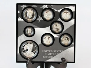 2017 United States Mint Limited Edition Silver Proofs Box Set & COA - Picture 1 of 3