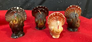 Vintage Gurley Turkey Candles - Picture 1 of 10