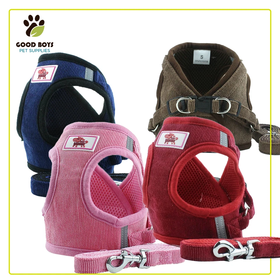 ARNÉS REFLECTANTE PARA PERROS MALLA SUAVE ACOLCHADO PARA MASCOTAS PERRO GATO VENDEDOR DE EE. UU. CALIDAD SUPERIOR Foto 1 de 4