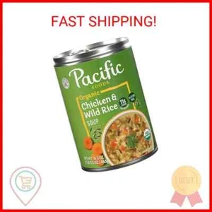 Pacific Foods Organic Wild Rice Chicken Soup, 16.3 Oz Can - Picture 1 of 1