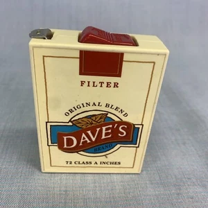 Vintage Dave's Original Blend 72" Maßband in Form einer Packung Zigaretten gebraucht - Bild 1 von 8