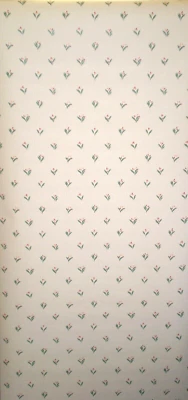 Vintage Pequeño Rosa Oscuro y Claro Floral Sobre Off White por York JC 6248 Foto 1 de 4