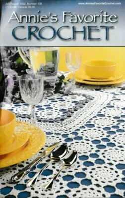 Revista de ganchillo favorita de Annie | Julio-Agosto 2000 No. 106 Foto 1 de 3