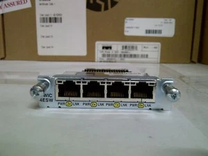 Genuine Cisco HWIC-4ESW 4 Port 10/100 Switch Interface Card 90 Day's Warranty - Picture 1 of 3