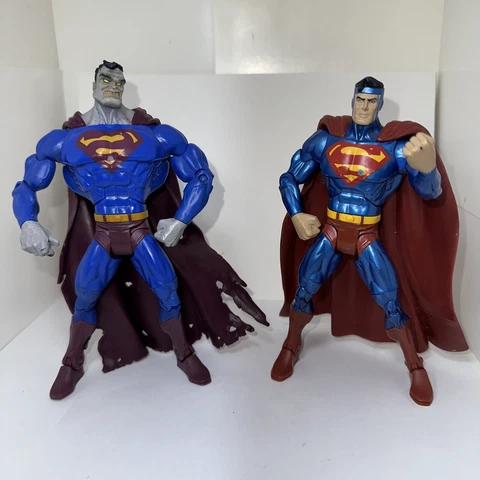 DC Classics Superheroes Select Sculpt S3 Superman Kal El & Bizarro 6" Figures Cover