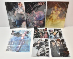 BLACK LAGOON B5 B6 size clear file holder 8 types set Rei Hiroe - Picture 1 of 17