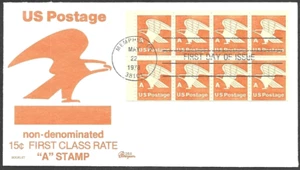 US FDC 1978 "A" STAMP SCOTT #1736a NON-DENOMINATED 15C FIRST CLASS RATE BAZAAR - Picture 1 of 2