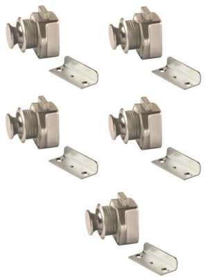 Push Lock Riegelschloss Caravan Möbel-Schloss Tür Klappe DM 16 mm Druckknopf - Bild 1 von 4