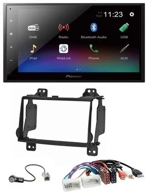 Pioneer USB Bluetooth DAB 2DIN MP3 Autoradio für Hyundai H1 08-15 Aux-Eing. USB - Bild 1 von 4