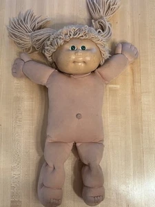 Cabbage Patch Kids Doll Vintage 1978-1982 Blonde Hair Green Eyes Xavier Robert - Picture 1 of 11