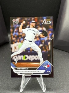 2025 Topps Now #887 Trey Yesavage Toronto Blue Jays BLACK Foil Parallel 6/10 - Picture 1 of 4