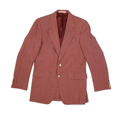 Christian Brooks Blazer Mens 37 Red Two Button Sport Coat Norman's Sioux Falls - Image 1 of 4