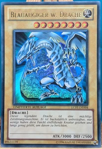 Yu-Gi-Oh! Drago Bianco Occhi Blu - LC01-DE004 - EDIZIONE LIMITATA - tedesco - Foto 1 di 2