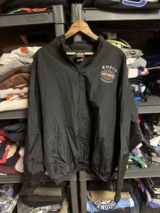 Vintage Y2K Harley Davidson Windbreaker Pullover Gr. XXL - Bild 1 von 3