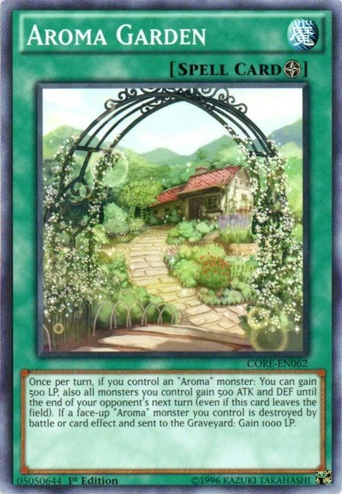 Aroma Garden - CORE-EN062 - Common - 1st Edition Lightly Played Clash Of Rebelli - Image 1 of 1