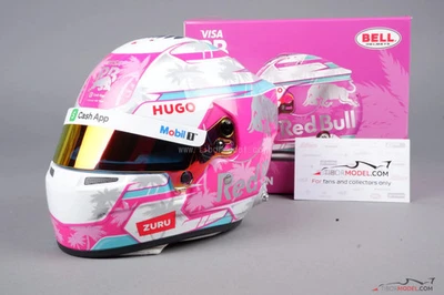Mini casco Liam Lawson Miami GP 2025 VCARB Racing Bulls F1, campana 1:2 Foto 1 de 4